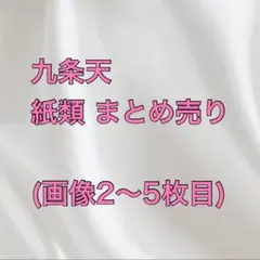 アイドリッシュセブン 九条天 紙類 まとめ売り