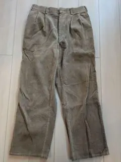 太畝 コーデュロイ パンツ ツータック