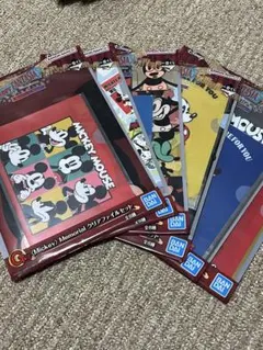 1番くじ　ファンタジア　ミッキーマウスクリアファイルセット6枚