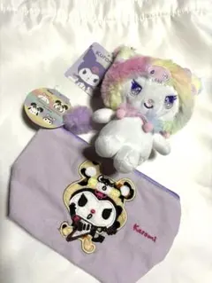 クロミちゃんぬいぐるみ＆ポーチセット　新品　値下げ価格