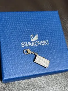 新品 スワロフスキー SWAROVSKI チャーム スクエア ネックレス用
