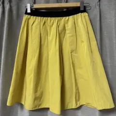 URBAN RESEARCH Doors イエローフレアスカートのサムネイル