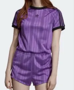 ⭐︎美品！adidas/スリーストライプス半袖オールイン/M