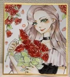オリジナル 手描きイラスト【色紙】【コピック】
