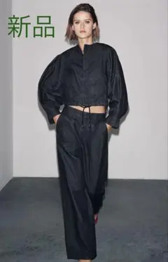 新品タグ付13600円！ZARA ザラ＊デニムボンバージャケット　S