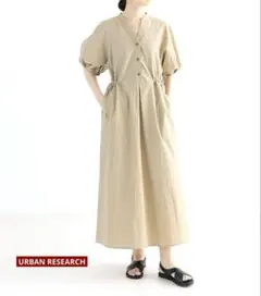 URBAN RESEARCH キーネック ドロスト ワンピース