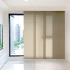 아우기도 패널 커튼 40cm x 5매 (카키) [새제품]