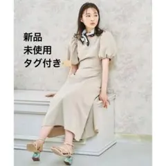 WILLSELECTION バックリボンバルーンスリーブワンピース