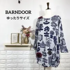 BARNDOOR★　ミニワンピース　チュニック　花柄　フラワー　大きいサイズ