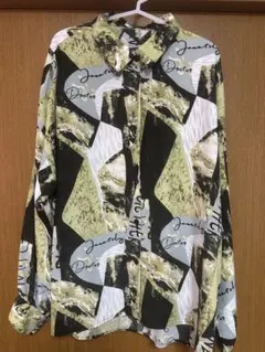 GORGE 多色抽象パターン 長袖シャツ