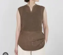 PHEENY ベスト レディース PHEENY/NYLON RIP PADDING VEST(IVORY)