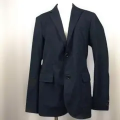グリーンレーベルリラクシング ストレッチ ニット ダブル 紺ブレ 銀 