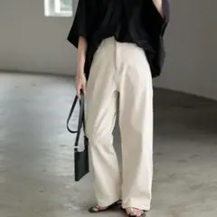 ハグユー　奇跡の新感覚デニム　 ライトベージュ　レギュラー　ストレッチ　パンツ