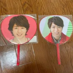 嵐 櫻井翔 ミニうちわ　2枚セット　Beautiful World／風景