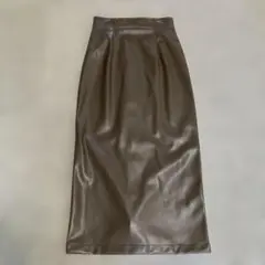 新品未使用　MURUA フェイクレザースカート