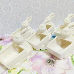 【6点セット】イースター ウサギ型 陶器 ボウル 器 うさぎ 前菜 アミューズ