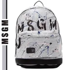 【レア】MSGM ロゴペイントバックパック リュックのサムネイル