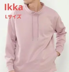 Ikka　プルオーバー　スウェット　トレーナー　ピンク　Lサイズ