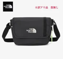 新品未使用 訳アリ品 ノースフェイス キッズフラップバッグ ブラック 海外限定