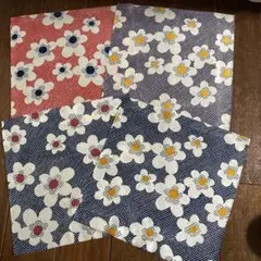 はぎれ　生地　4枚まとめ売り