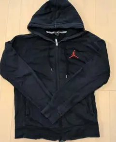 Jordan ブラック フルジップ パーカーM