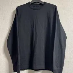 H&M /エイチアンドエム　無地　ロンT　無地T ブラック　短丈　タイト