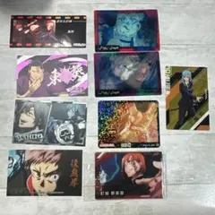 呪術廻戦　シール5枚　カード4枚セット
