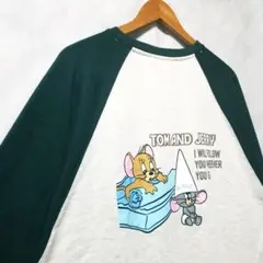 新品　TOM&JERRY トムとジェリー　トレーナー　スウェット　レディース　Lのサムネイル