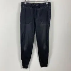 UNIQLO ユニクロ デニムジョガーパンツ ジーンズズボン S ゴム付き