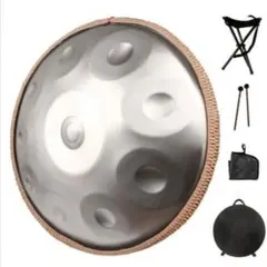 スティールパン ゴールド　ハンドパン 楽天市場】ハンドパン スチールドラム 9音 22インチ ハンド