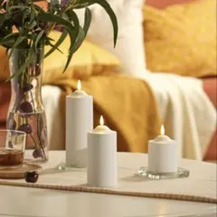 LEDピラーキャンドル 3個セット キャンドル IKEA イケア スモーロムのサムネイル