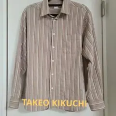 TAKEO KIKUCHI　長袖シャツ　ストライプ