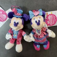新品タグ付き　ミニパル ミッキー　ミニー　ぬいば