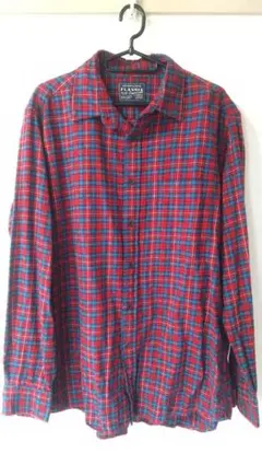 【古着】UNIQLO フランネルチェックシャツ XLサイズ