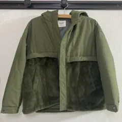 BEAMS HEART フリースジャケット オリーブグリーン