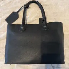 黒レザートートバッグ Sabet HANDMADE FACTORY