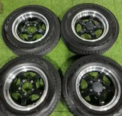 ジムニー軽タイヤホイールセット4本185/85R16管理0047