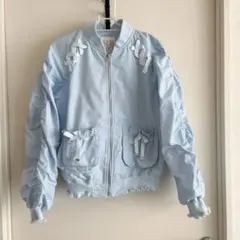 Secret honey コート　ジャケット　水色Noemie 夢展望 風のサムネイル