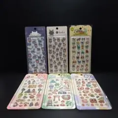 吉田産業株式会社 プクプクキャンディシール 和 /動物 6個特価+おまけセット