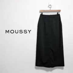 マウジー　フレアバックマキシスカート　体型カバー　Iライン　カジュアル　ブラックのサムネイル