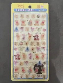 正規品 ボンボンドロップシール　ミニ ディズニー　くまのプーさん