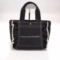 美品✨JILLSTUART フリル ギャザー トートバッグ ブラック 小のサムネイル