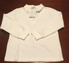 【新品未使用タグ付き】familiar ホワイト ポロシャツ 120サイズ