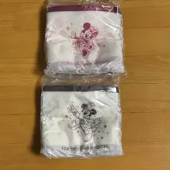 ディズニー　40周年 カプセルトイ エコバッグ ミキミニ