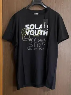 黒XL新品 RAF SIMONS Solar Youth Tシャツ ラフシモンズのサムネイル