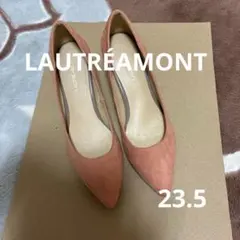 LAUTREAMONT ロートレアモン スエード パンプス ピンク 23.5cmのサムネイル