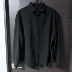 ZARA テクスチャーシャツ ブラック オーバーサイズのサムネイル