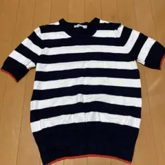ZARA ボーダー半袖トップス