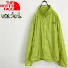 ノースフェイス FLIGHT ウインドブレーカー ライトイエロー メンズL