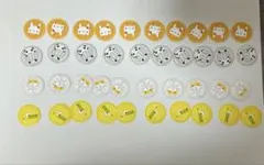 咲*ん様 平成レトロ　シールフレーク　お金動物シール　４０枚